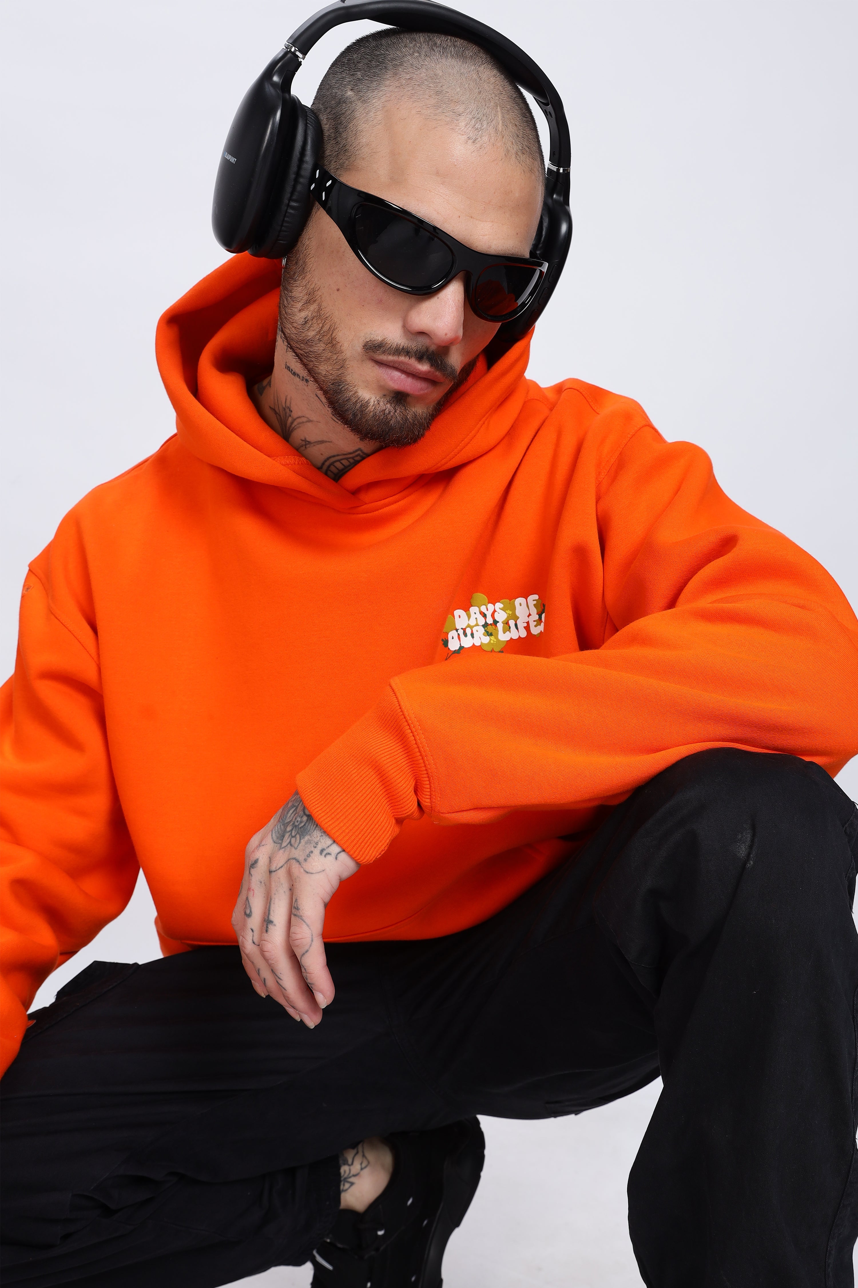 Day Life Orange Hoodie