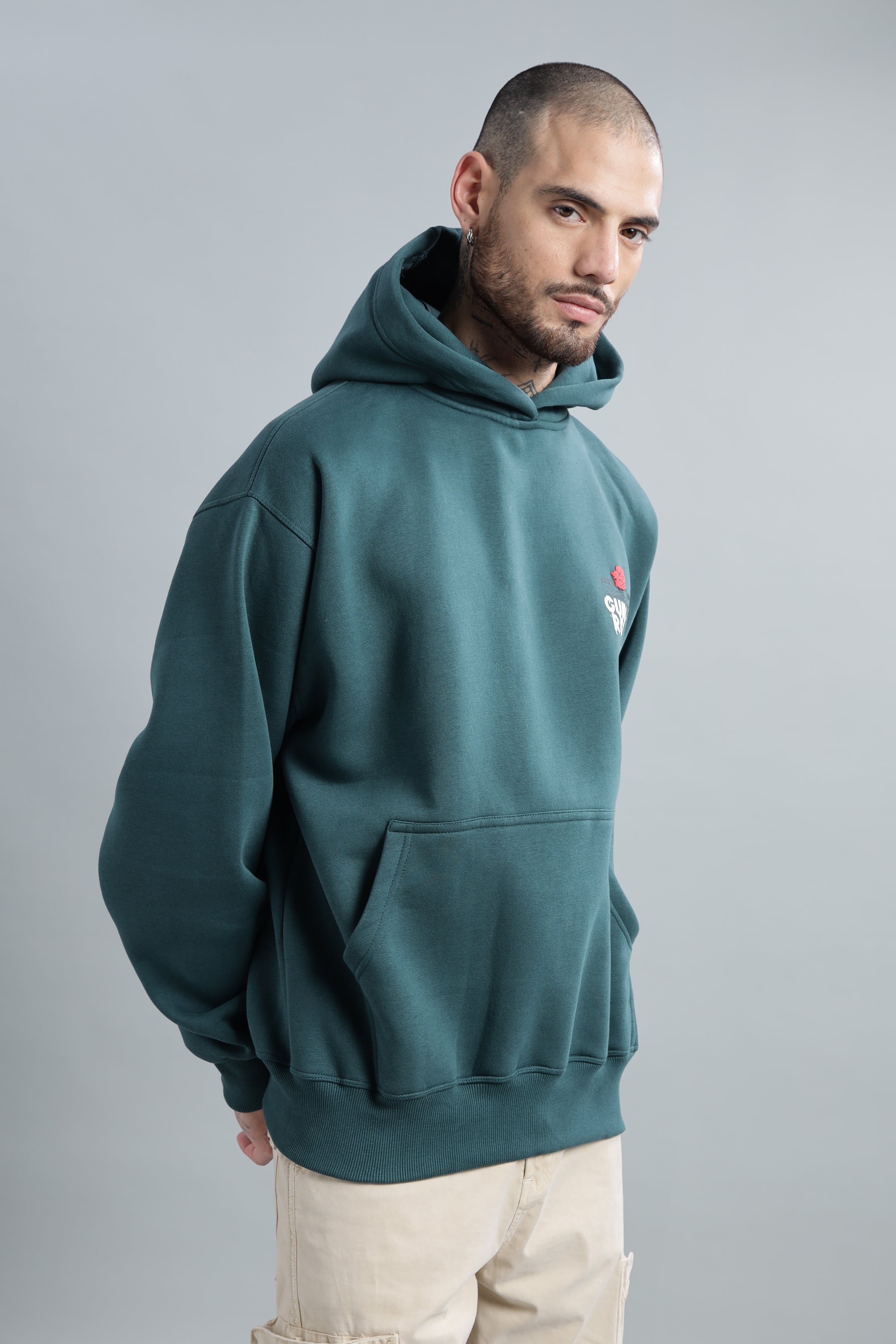 Guns & Roses Dark Teal Hoodie