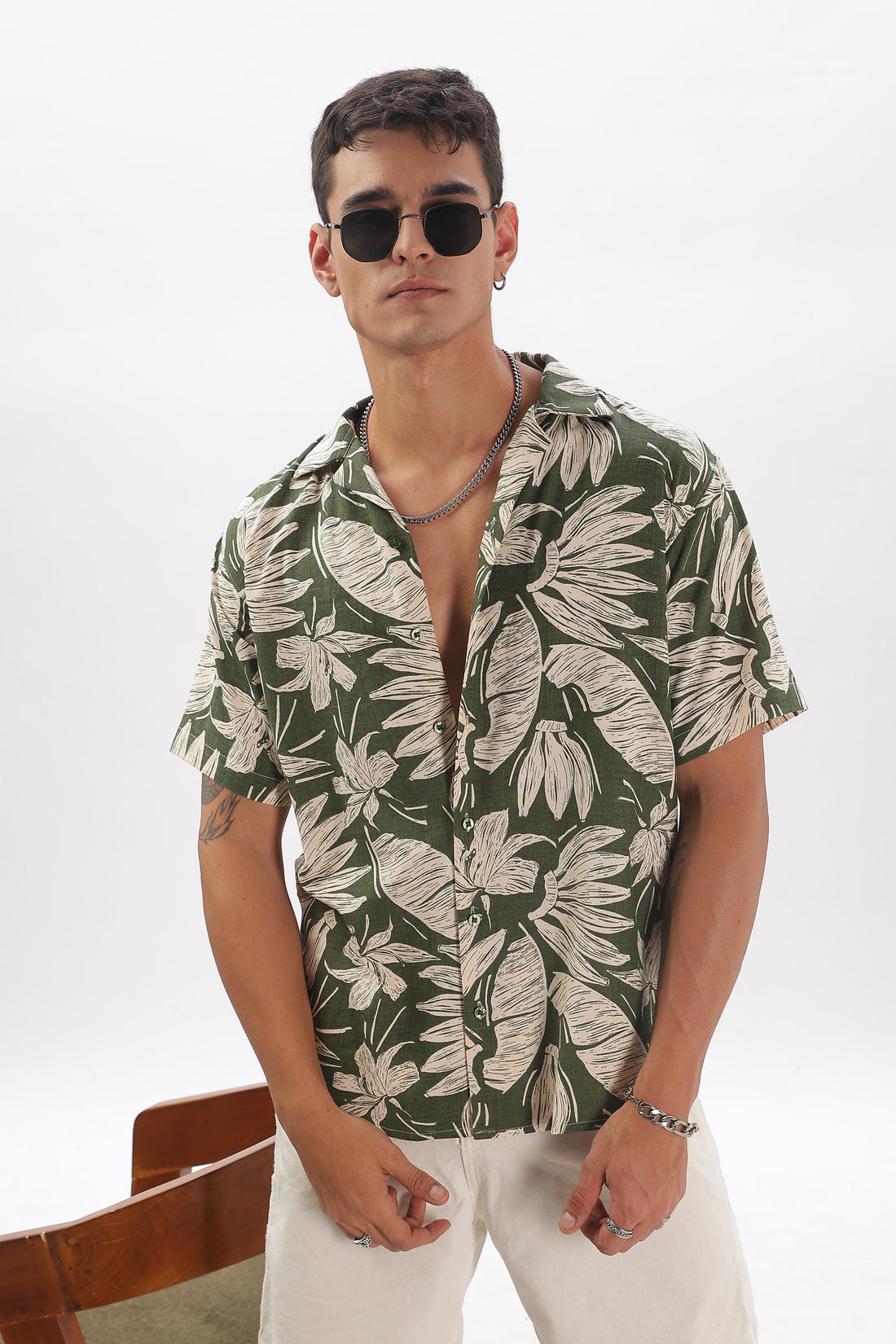 Caper green floral
