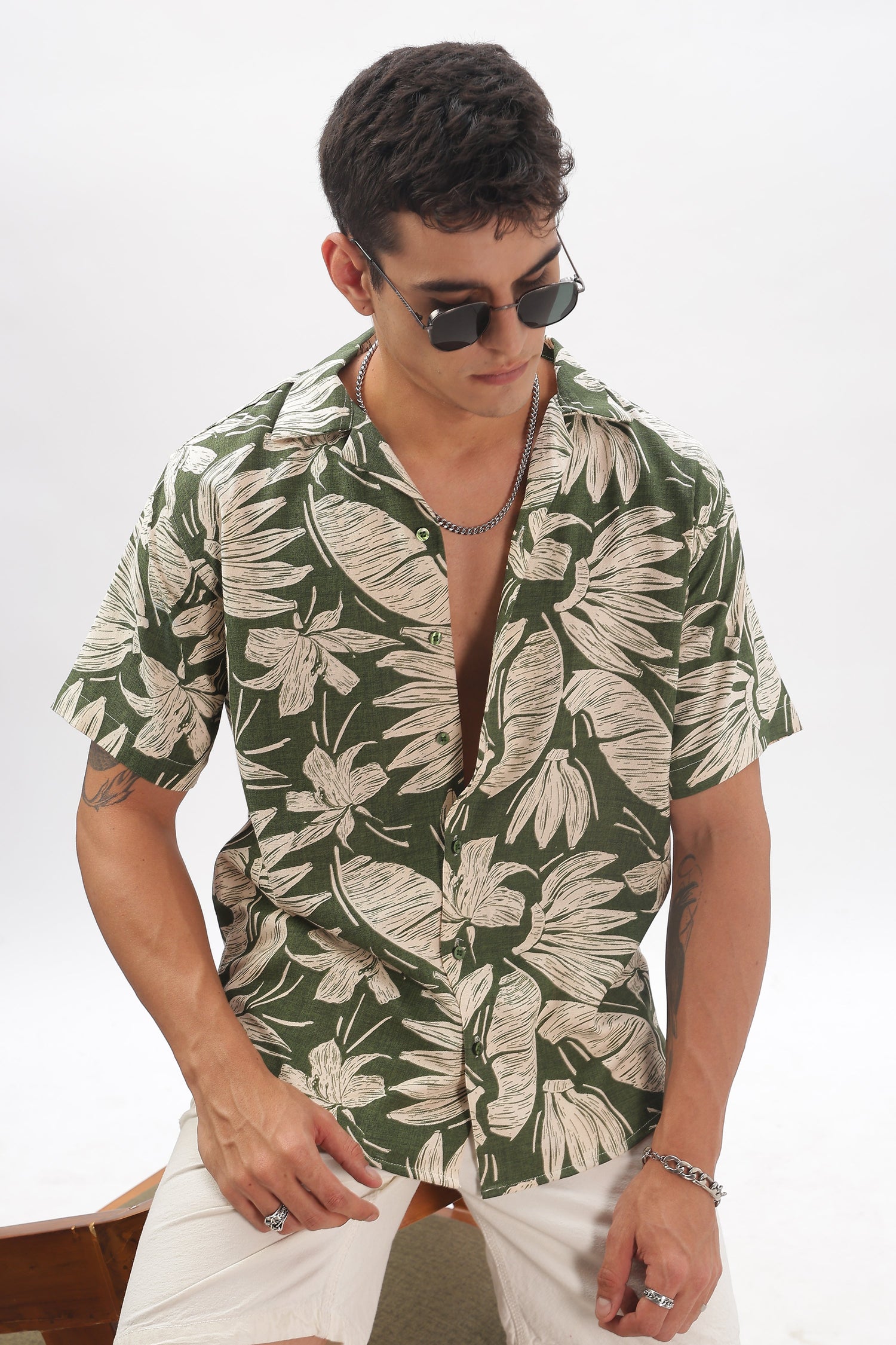 Caper green floral