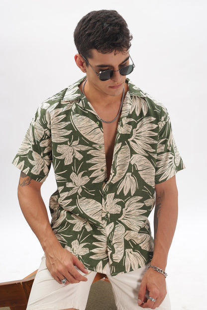 Caper green floral
