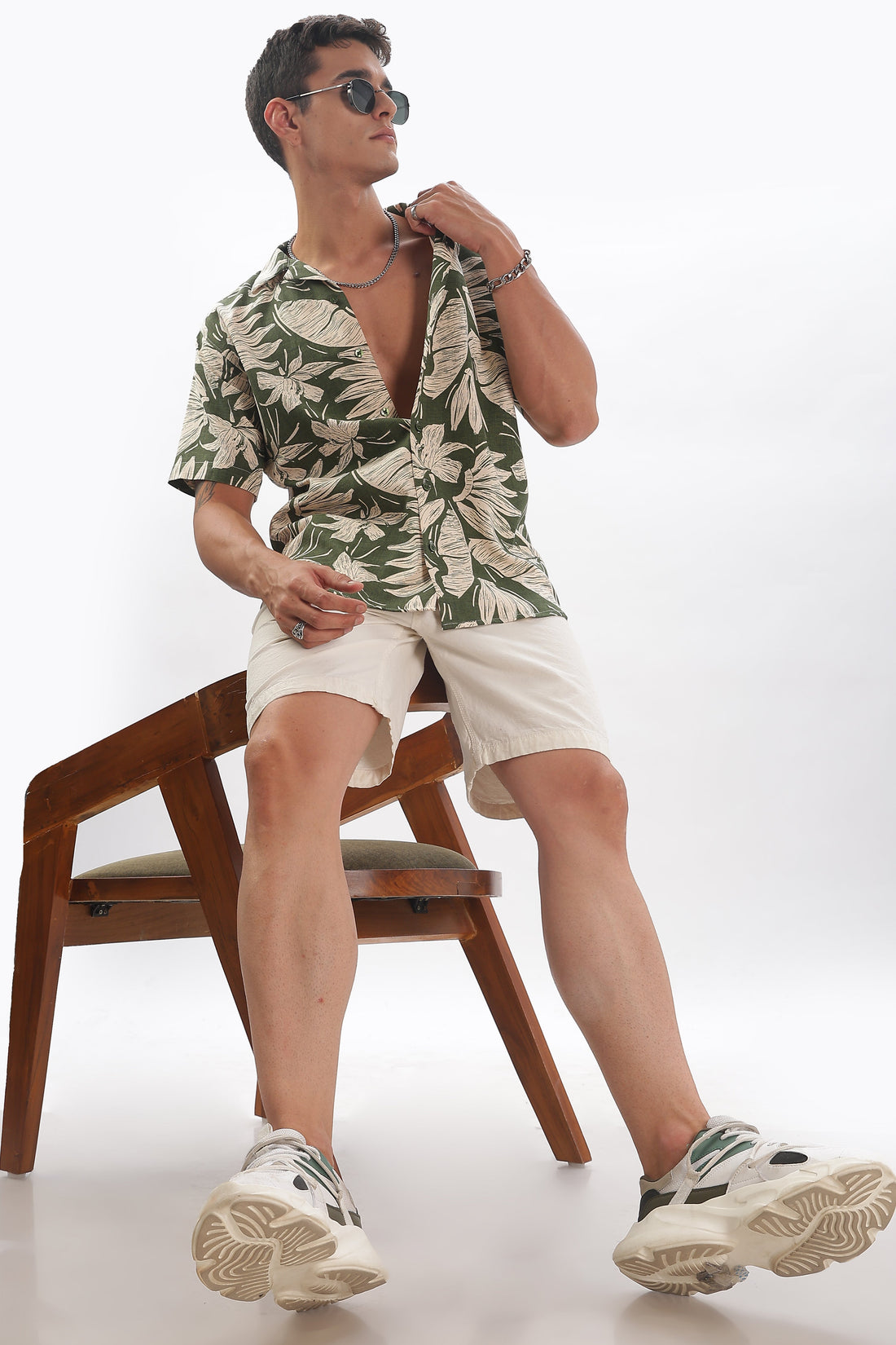 Caper green floral